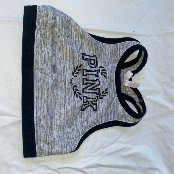 Pink sports bra